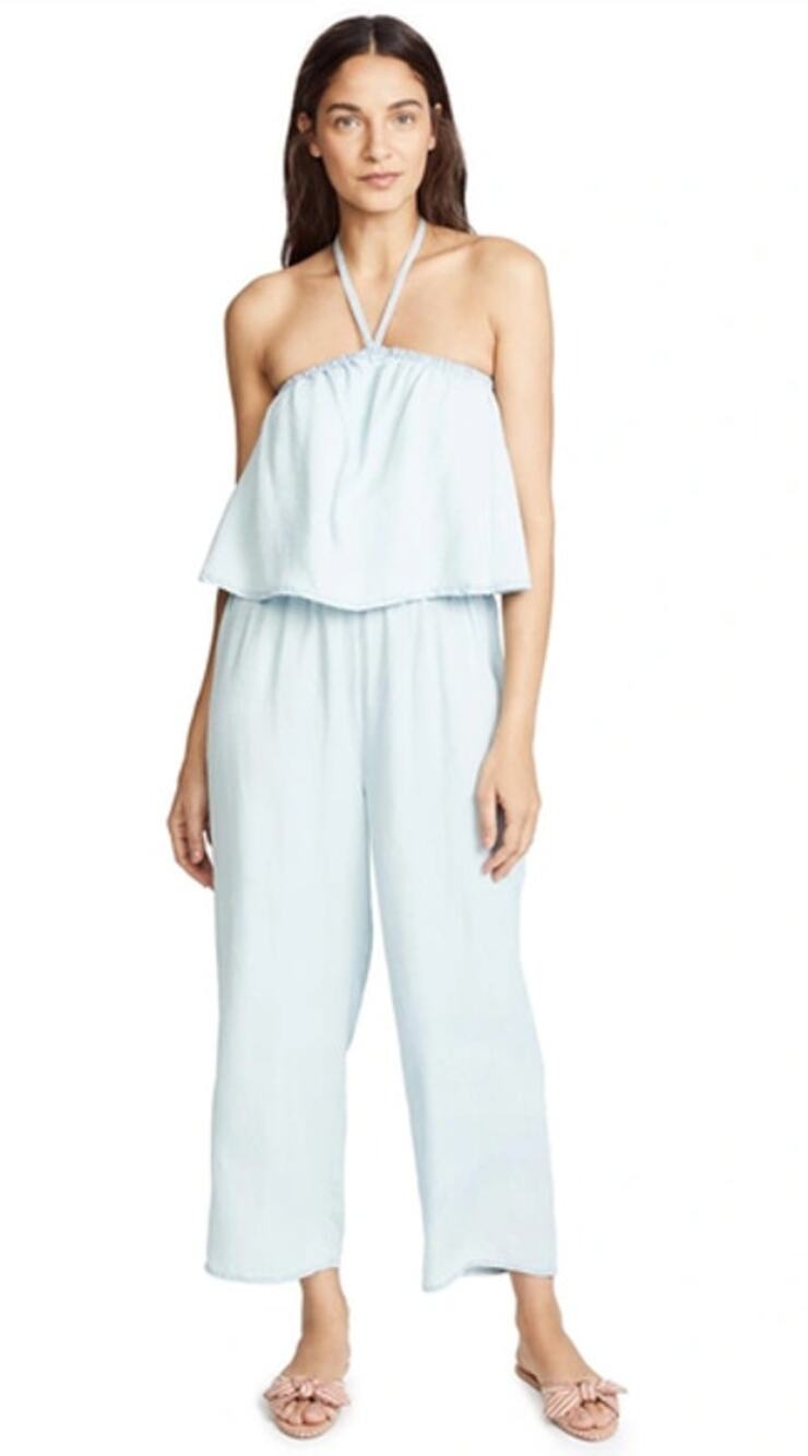 Cupcakes and Cashmere Barretta Jumpsuit In Chambray